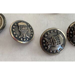 Waterbury Button Co United States Air‎ Force Military Uniform Buttons 1/2 Inch